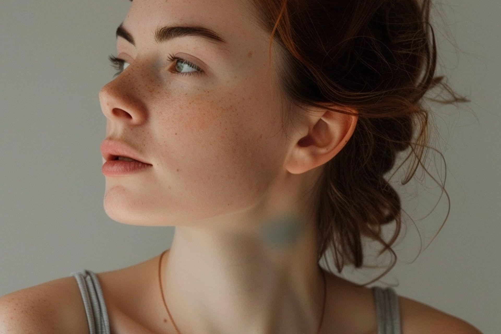 Chica con un chupetón en el cuello. Codigo2 Studios