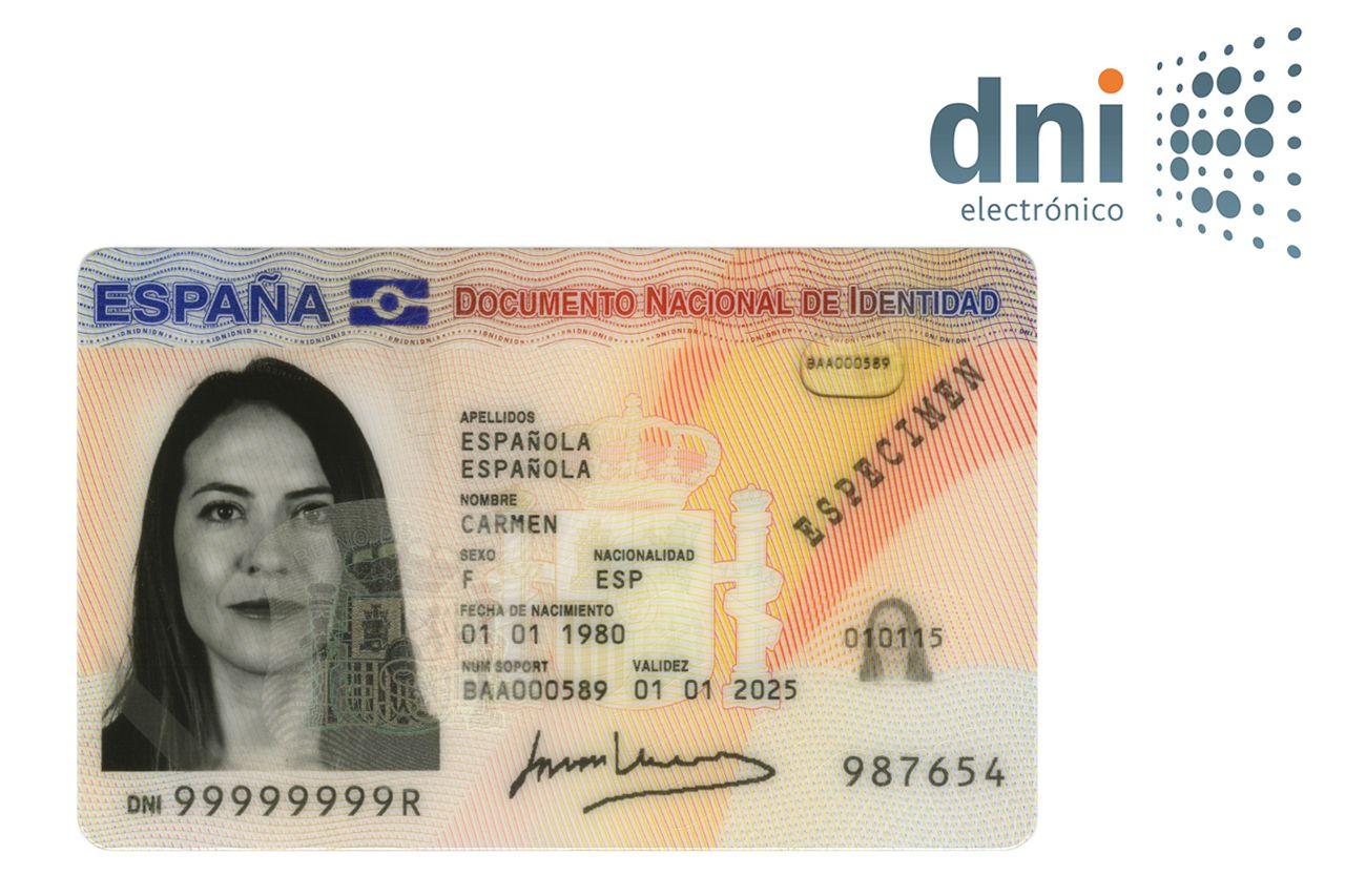 Dni electrónico España. Fuente: Ministerio del Interior