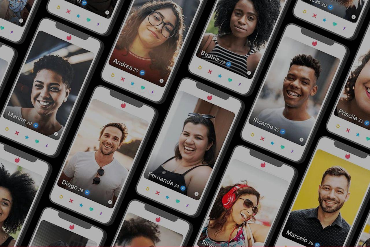 Perfiles de personas en Tinder. Web Tinder.