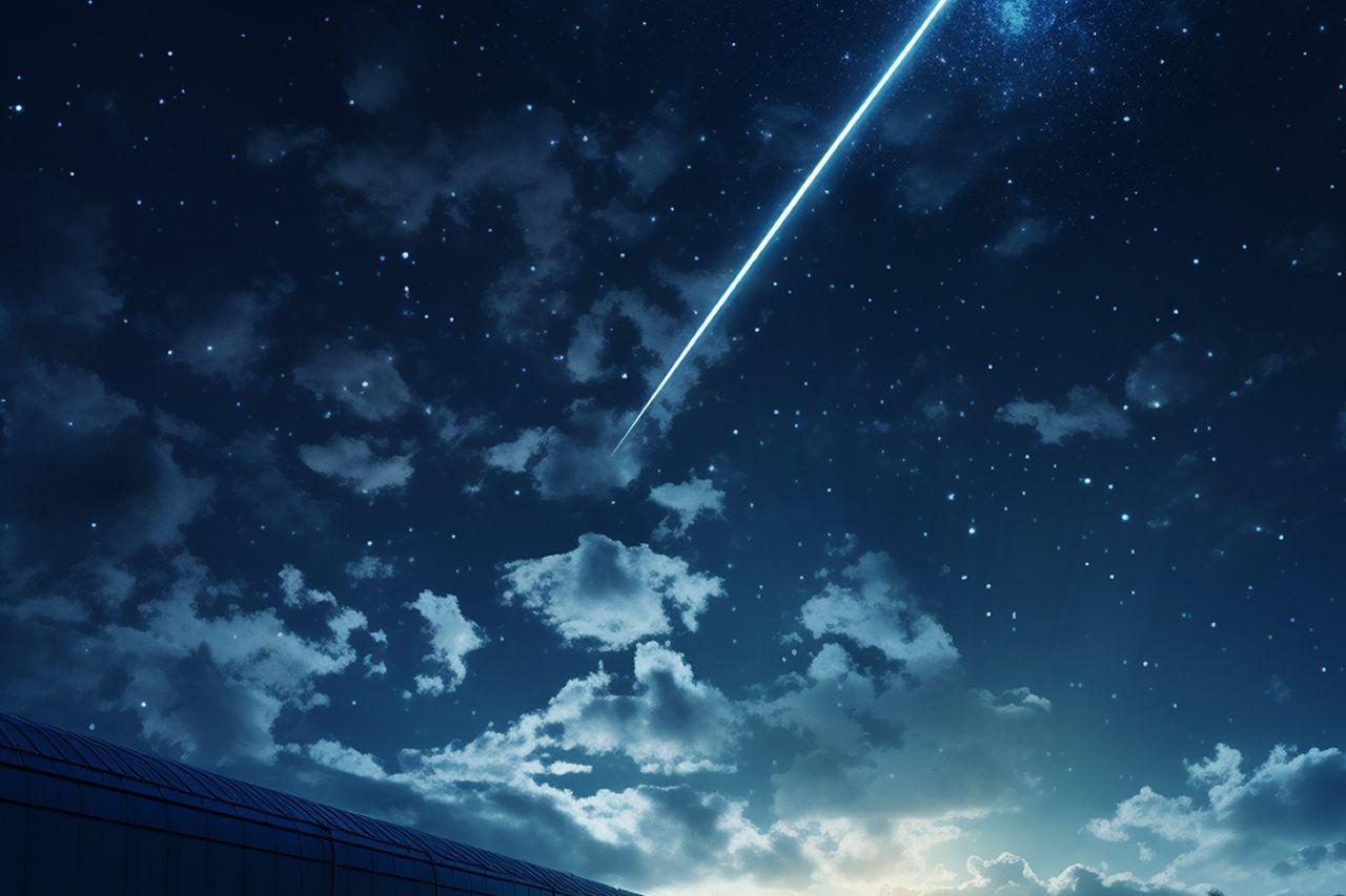 Rastro de satélites en el cielo. Codigo2 Studios