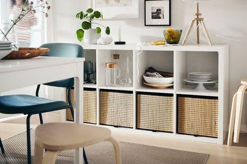 Transforma tu estantería Kallax de IKEA en un mueble de diseño con estos trucos