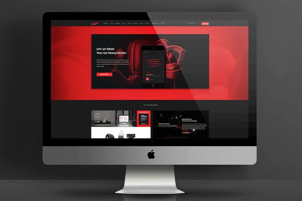 Ordenador con pagina web. Codigo2 Studios