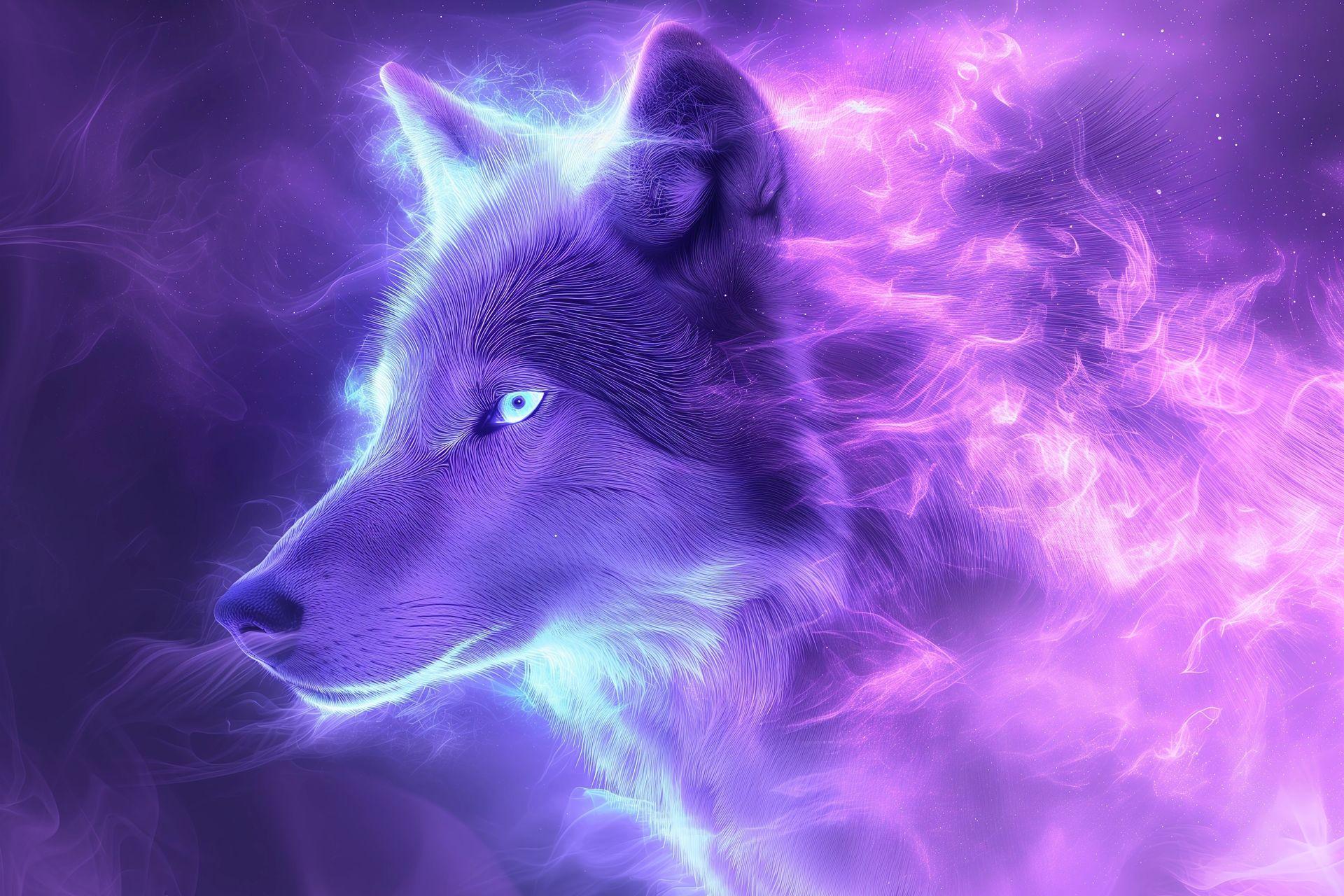 Animal espiritual Lobo Gris. Codigo2 Studios