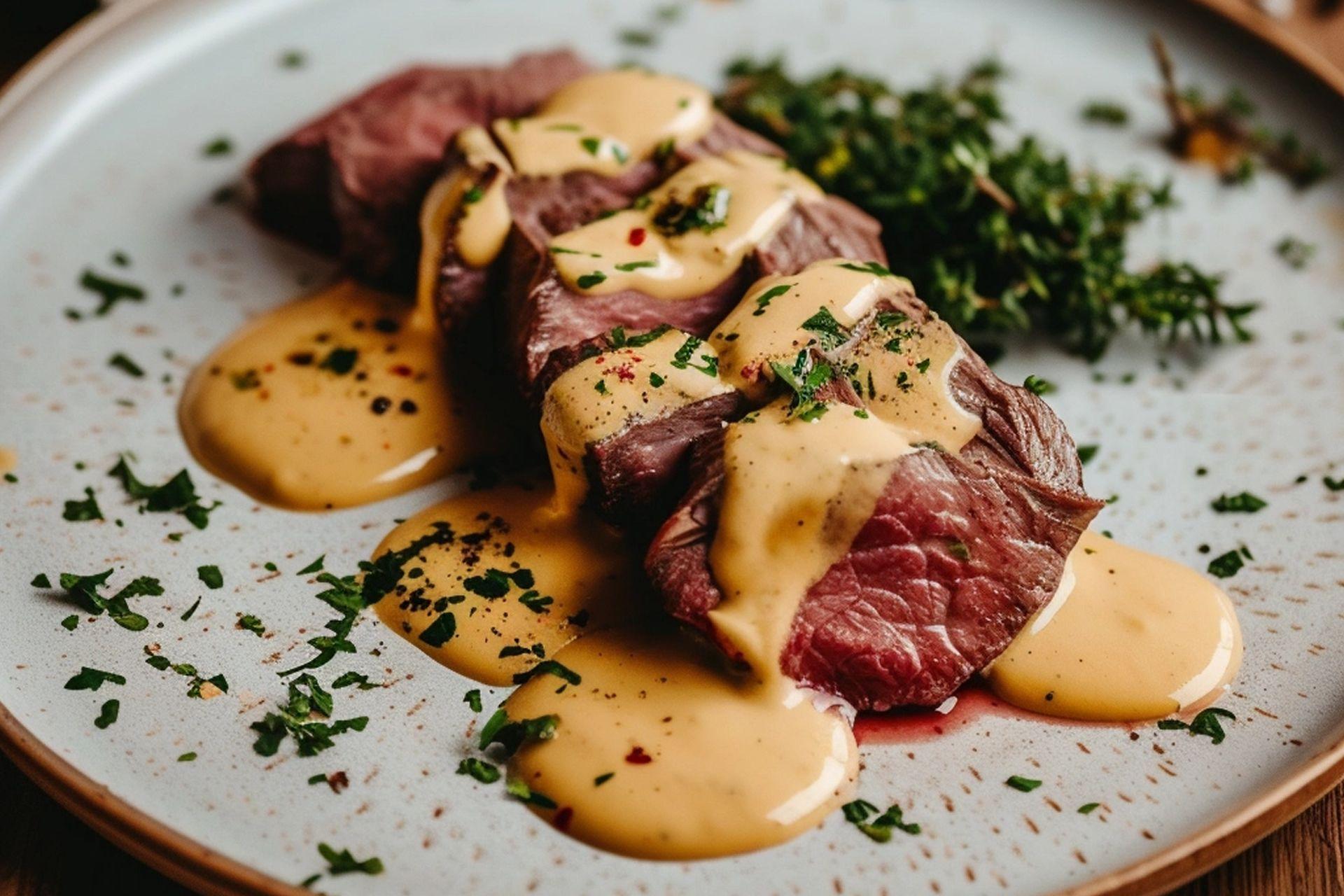 Carne con salsa con reducción de oporto. Codigo2 Studios