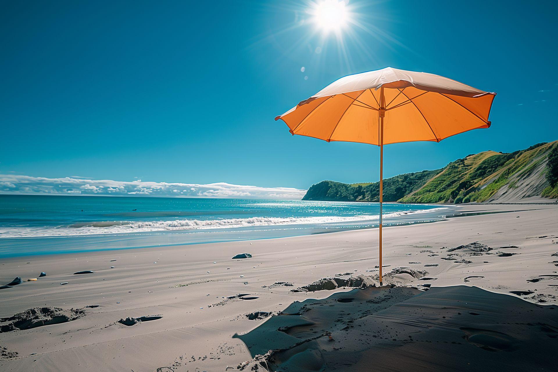 Sol en una playa del norte de España. Codigo2 Studios